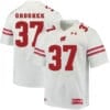 Wisconsin Badgers #37 Garrett Groshek College Football Jersey White