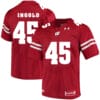 Wisconsin Badgers #45 Alec Ingold College Football Jersey Red