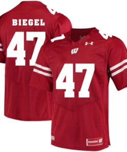 Wisconsin Badgers #47 Vince Biegel NCAA College Football Jersey Red