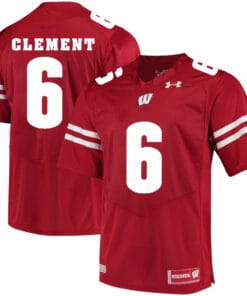 Wisconsin Badgers #6 Corey Clement College Football Jersey Red