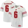 Wisconsin Badgers #6 Corey Clement College Football Jersey White