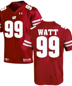 Wisconsin Badgers #99 JJ Watt NCAA College Football Jersey Red
