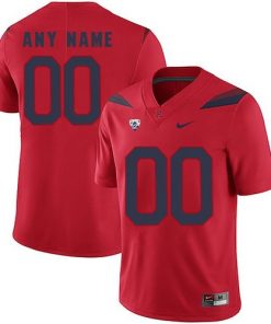 Custom Arizona Wildcats Jersey Name and Number College Football Red