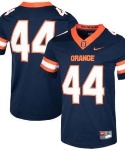 Custom Syracuse Orange Jersey Name And Number NCAA Football Navy