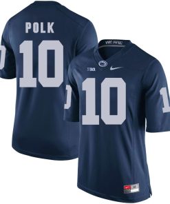 Penn State Nittany Lions Brandon Polk Jersey #10 Football NCAA Jerseys Blue