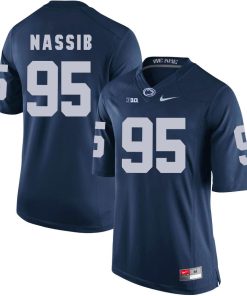Penn State Nittany Lions Carl Nassib Jersey #95 Football NCAA Jerseys Blue