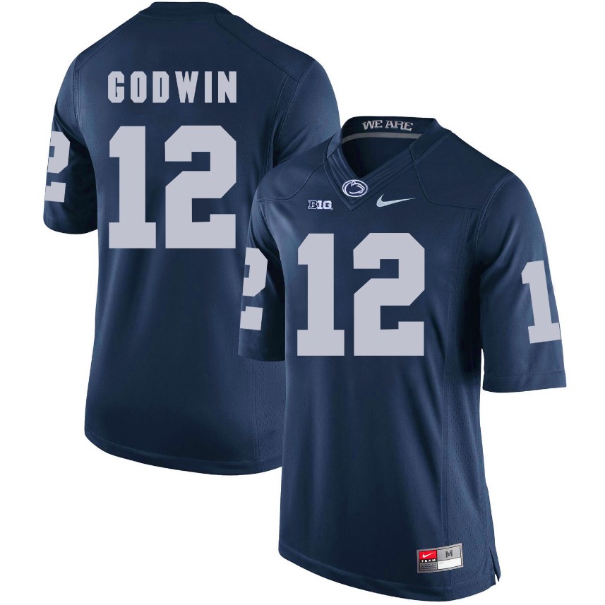 Penn State Nittany Lions Chris Godwin Jersey #12 Football NCAA Jerseys Blue