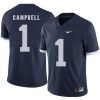 Penn State Nittany Lions Christian Campbell Jersey #1 Football NCAA Jerseys Dark Blue
