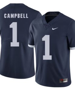 Penn State Nittany Lions Christian Campbell Jersey #1 Football NCAA Jerseys Dark Blue