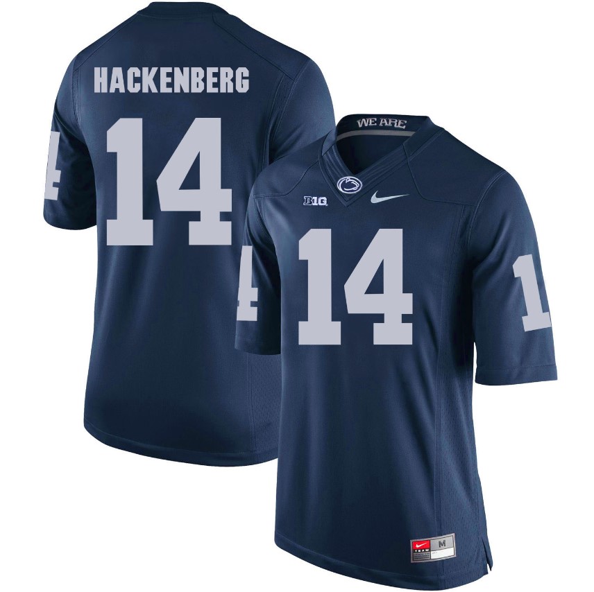 Penn State Nittany Lions Christian Hackenberg Jersey #14 Football NCAA Jerseys Blue