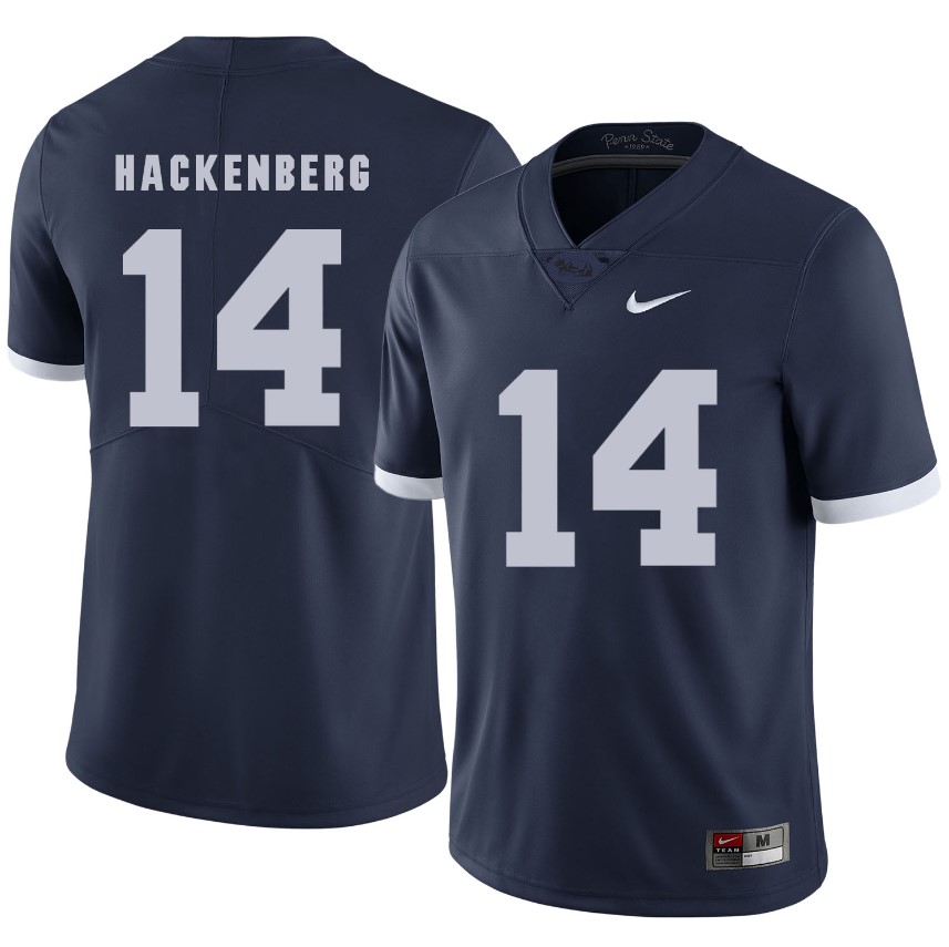Penn State Nittany Lions Christian Hackenberg Jersey #14 Football NCAA Jerseys Dark Blue