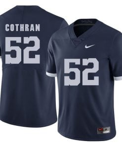 Penn State Nittany Lions Curtis Cothran Jersey #52 Football NCAA Jerseys Dark Blue