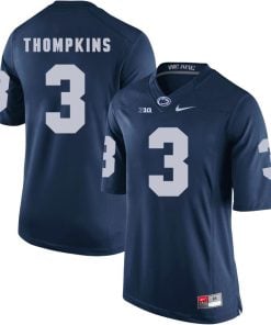 Penn State Nittany Lions DeAndre Thompkins Jersey #3 Football NCAA Jerseys Blue
