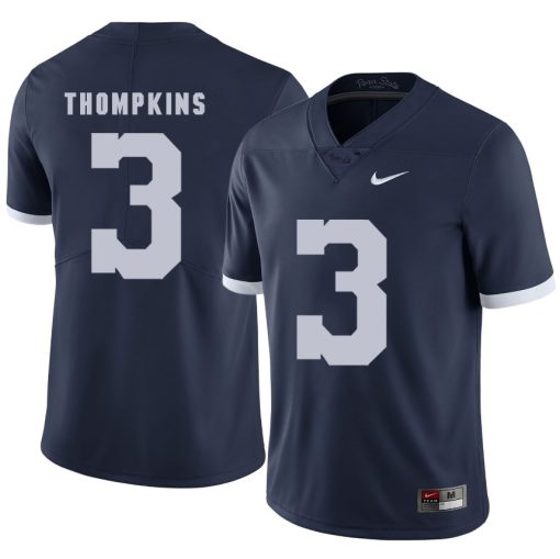Penn State Nittany Lions DeAndre Thompkins Jersey #3 Football NCAA Jerseys Dark Blue