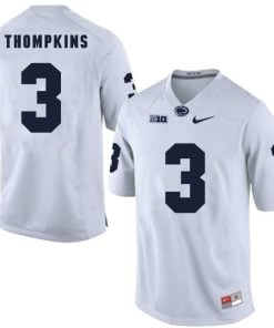 Penn State Nittany Lions DeAndre Thompkins Jersey #3 Football NCAA Jerseys White
