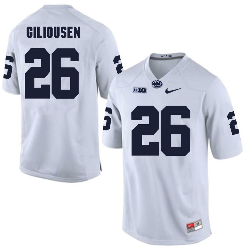 Penn State Nittany Lions Giliousen Jersey #26 Football NCAA Jerseys White