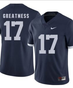 Penn State Nittany Lions Greatness Jersey #17 Football NCAA Jerseys Dark Blue