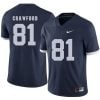 Penn State Nittany Lions Jack Crawford Jersey #81 Football NCAA Jerseys Dark Blue