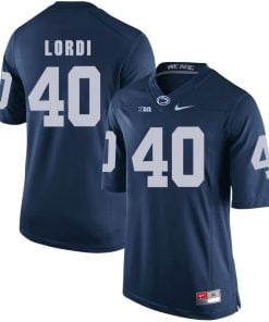 Penn State Nittany Lions James Lordi Jersey #40 Football NCAA Jerseys Blue