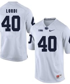 Penn State Nittany Lions James Lordi Jersey #40 Football NCAA Jerseys White