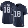 Penn State Nittany Lions Jesse James Jersey #18 Football NCAA Jerseys Dark Blue