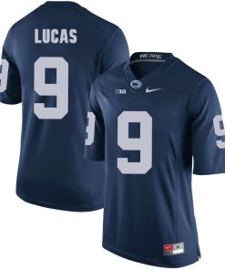 Penn State Nittany Lions Jordan Lucas Jersey #9 Football NCAA Jerseys Blue