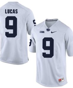 Penn State Nittany Lions Jordan Lucas Jersey #9 Football NCAA Jerseys White