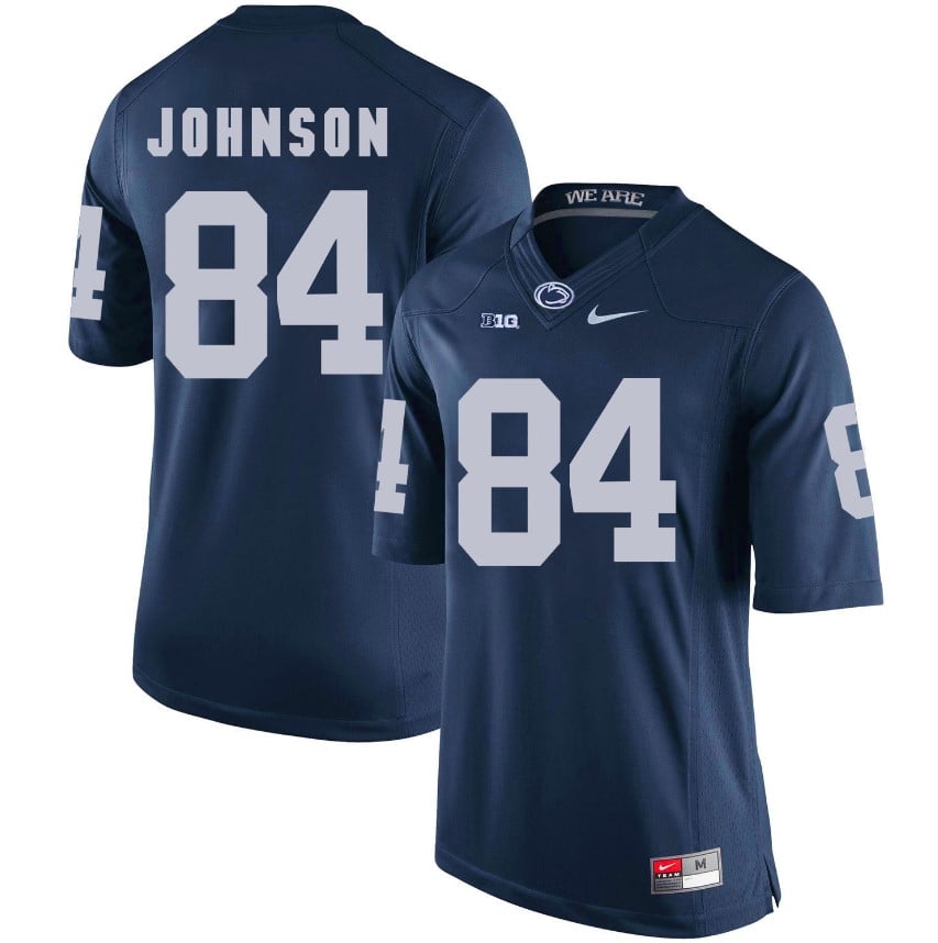 Penn State Nittany Lions Juwan Johnson Jersey #84 Football NCAA Jerseys Blue