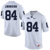 Penn State Nittany Lions Juwan Johnson Jersey #84 Football NCAA Jerseys White