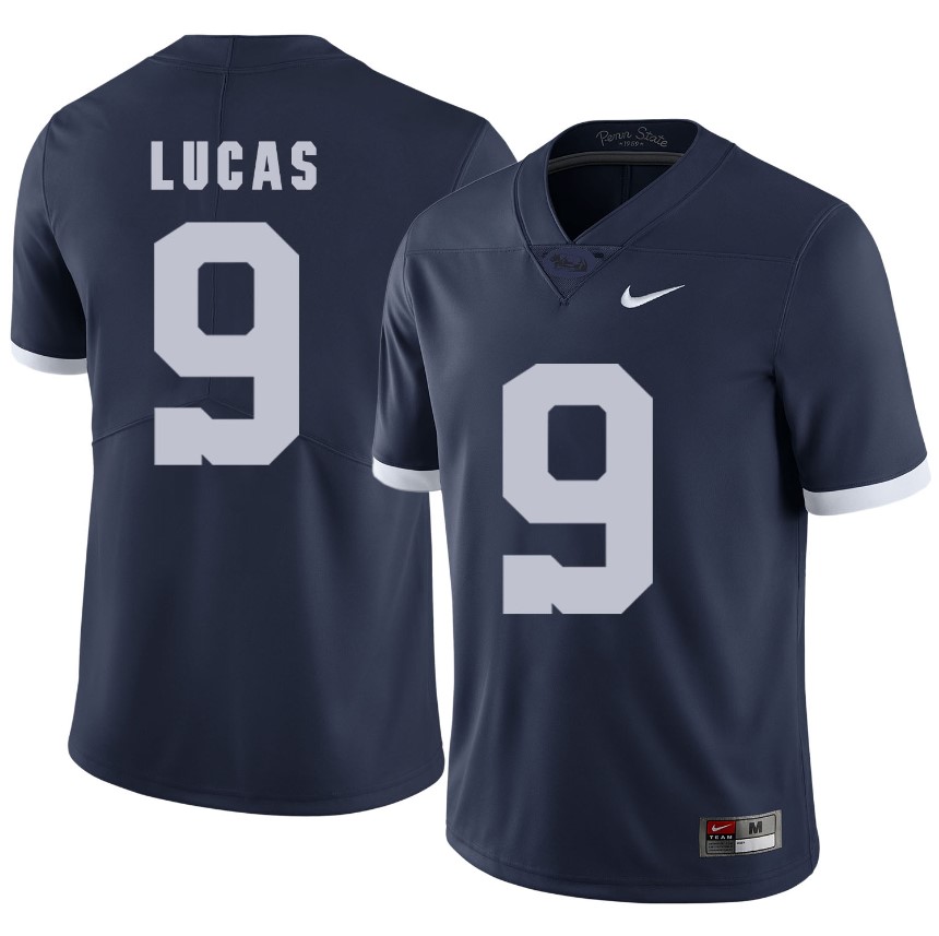 Penn State Nittany Lions Kyle Lucas Jersey #9 Football NCAA Jerseys Dark Blue