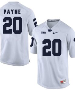Penn State Nittany Lions Lamont Payne Jersey #20 Football NCAA Jerseys White