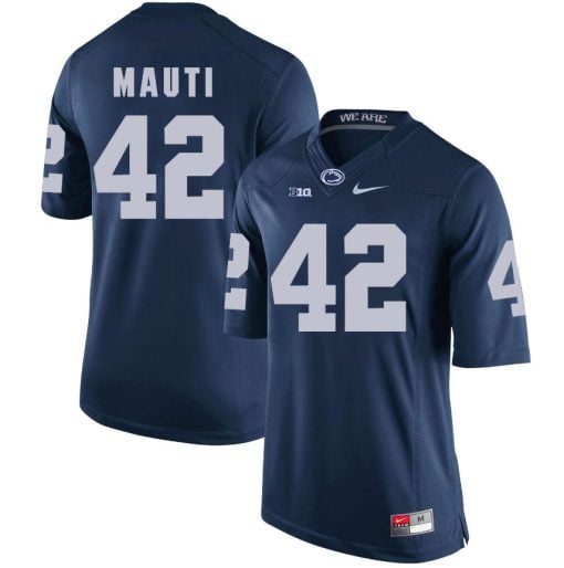 Penn State Nittany Lions Michael Mauti Jersey #42 Football NCAA Jerseys Blue