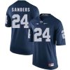 Penn State Nittany Lions Miles Sanders Jersey #24 Football NCAA Jerseys Blue