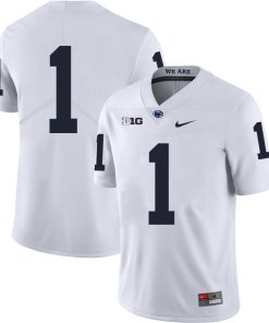 Penn State Nittany Lions NO NAME Jersey #1 Football NCAA Jerseys White