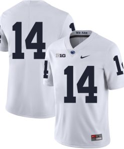 Penn State Nittany Lions NO NAME Jersey #14 Football NCAA Jerseys White
