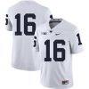 Penn State Nittany Lions NO NAME Jersey #16 Football NCAA Jerseys White