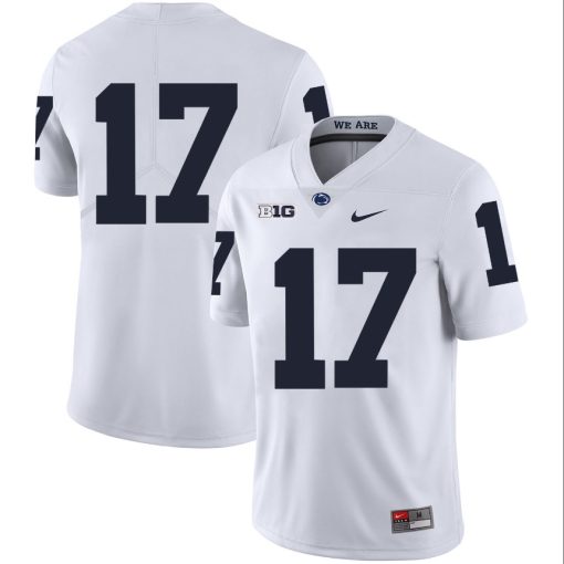 Penn State Nittany Lions NO NAME Jersey #17 Football NCAA Jerseys White