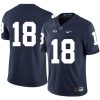 Penn State Nittany Lions NO NAME Jersey #18 Football NCAA Jerseys Dark Blue
