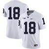 Penn State Nittany Lions NO NAME Jersey #18 Football NCAA Jerseys White