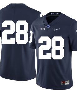 Penn State Nittany Lions NO NAME Jersey #28 Football NCAA Jerseys Blue