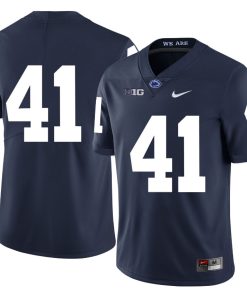 Penn State Nittany Lions NO NAME Jersey #41 Football NCAA Jerseys Dark Blue