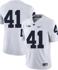 Penn State Nittany Lions NO NAME Jersey #41 Football NCAA Jerseys White