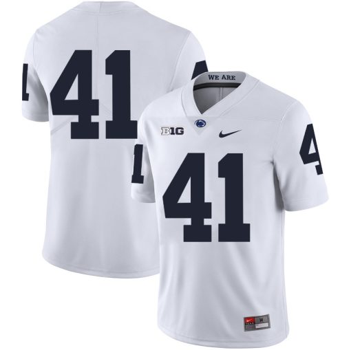 Penn State Nittany Lions NO NAME Jersey #41 Football NCAA Jerseys White