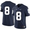 Penn State Nittany Lions NO NAME Jersey #8 Football NCAA Jerseys Dark Blue