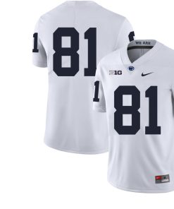 Penn State Nittany Lions NO NAME Jersey #81 Football NCAA Jerseys White