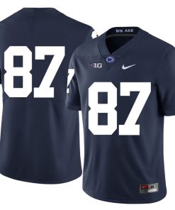 Penn State Nittany Lions NO NAME Jersey #87 Football NCAA Jerseys Dark Blue