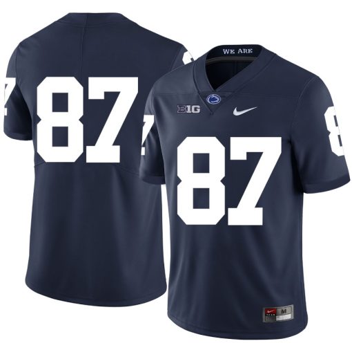 Penn State Nittany Lions NO NAME Jersey #87 Football NCAA Jerseys Dark Blue