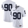 Penn State Nittany Lions NO NAME Jersey #90 Football NCAA Jerseys White