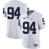 Penn State Nittany Lions NO NAME Jersey #94 Football NCAA Jerseys White