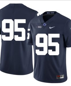 Penn State Nittany Lions NO NAME Jersey #95 Football NCAA Jerseys Blue